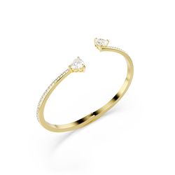 Swarovski Damen Armspange Gold in Größe 17 - Image 5
