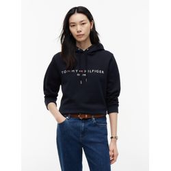 VAN GRAAF Tommy Hilfiger Damen Marine Kapuzenpullover Sweat Blau, Extra Klein - Bild 5
