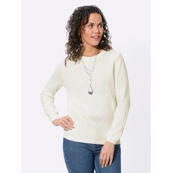 Ecru Langarm-Pullover - Bild 4