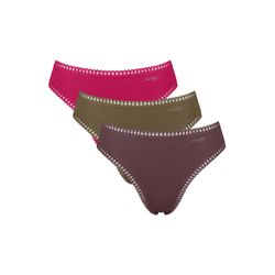 Sloggi, Damen, Unterhosen, Go Crush Midi Slip, Pink, Rot, Grün, Mehrfarbig, Braun, (3er Pack, S) - Bild 6