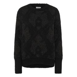 Kaffe, Damen, Pullover, Sandra, Schwarz, Silber, (XL) - Bild 4