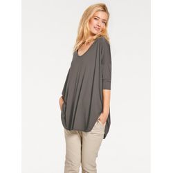 Taupe Oversize-Shirt - Bild 4