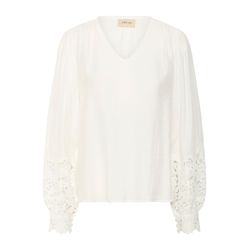 Cream Damen Blanc Langärmelige Bluse, Tina - Bild 4