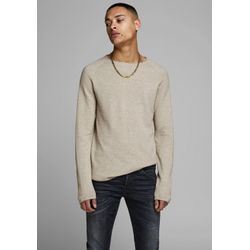 Jack & Jones Weiß Rundhals-Pullover Hill - Bild 4