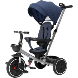 Chicco Blau Tricycle 4 In 1 Evolutiv Klappbar Mit Abnehmbarem Verdeck - Image 3