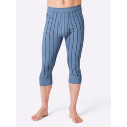 Wäschepur Men Herren Hose 3/4-Lang Marine + Hellblau, Größe 9 - Bild 3