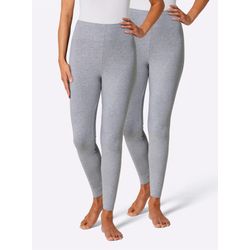 Feel Good Damen Grau-Meliert Leggings - Bild 4