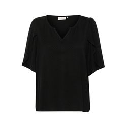 Kaffe Damen Schwarz Deep Kurzarmbluse "Damen Bluse Kurzarm Kamona" erhältlich in Größe 34/36 von Baur - Bild 4
