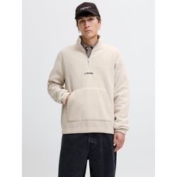 Jack & Jones, Herren, Pullover, Half Zip Fleece, Grau, (XL) - Bild 6