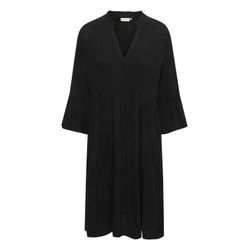 Kaffe Damen Schwarz Deep Midikleid "Kaffe Kleid 3/4 Arm A-Linie Freizeitkleid Rüschenkleid" erhältlich in Größe von Baur - Bild 7