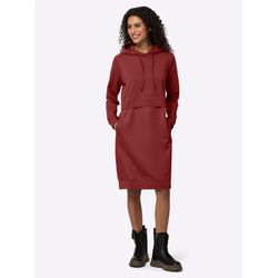 Dunkelrot Shirtkleid - Bild 3