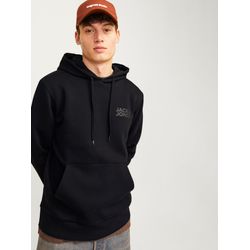 Jack & Jones Herren Schwarz Hoodie Corp - Bild 5