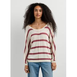 Pepe Jeans Feinstrickpullover Alberta Gestreift Weiß S - Bild 3