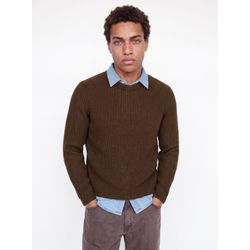 Jack & Jones Herren Braun Rundhalspullover "Jjedover Knit Crew Neck Sn", Gr. Xl, (Cocoa Detail:twist With Mulch), Strick, Obermaterial: 42% Baumwo... - Bild 5