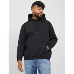 Jack & Jones Herren Schwarz Hoodie In Großer Größe Jjebradley - Bild 5