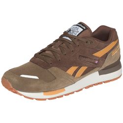 Reebok Herren Khaki Brown,Chocolate,Trophy Gold Sneakers Gl1600 Khaki Brown/ Chocolate/ Trophy Gold Eur Größe 41 - Image 4