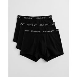 VAN GRAAF Gant Herren Schwarz Boxershort 3Er Pack Baumwolle Mittel - Bild 6