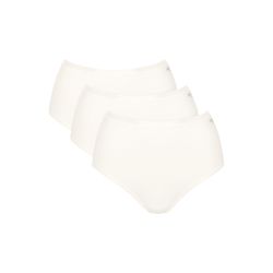 Sloggi Damen Elfenbein 3P Go Daily Cotton High Waist Brief Baumwolle Small - Bild 9