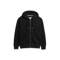 Superdry Herren Nero Kapuzensweatjacke "Essential Logo Zip Hoodie Hb", Gr. 3XL, Schwarz, Angeraute Sweatware, Obermaterial: 80% Baumwolle, 20% Polyeste... - Bild 8