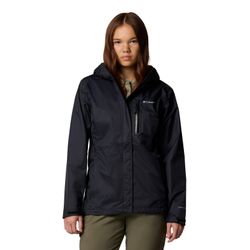Columbia Damen Schwarz Pouring Adventure Iii Regenjacke - Größe Klein - Image 8