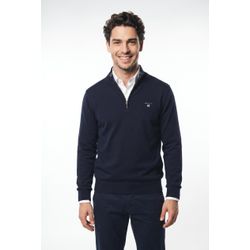 Gant Bleu Sweatshirt 1/2 Zip - Bild 3