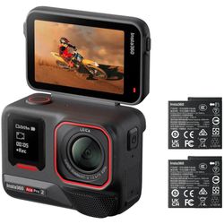 Schwarz Insta360 Ace Pro 2 [50Mp 1/13"-Sensor 8K 25" Inkl. 2 Akkus] - Bild 9