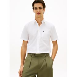 Tommy Hilfiger Light Oxford Solid Ss Bd Shirt, White - Bild 3