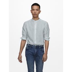 Only & Sons Male Hemd ONSCAIDEN Leinen Hemd | Shirt - Bild 4