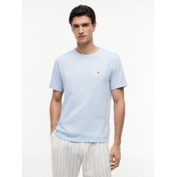 VAN GRAAF Tommy Hilfiger Herren Hellblau T-Shirt Baumwolle Blau, Extra Groß - Bild 7