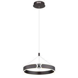 Bronze Hängelampe Pendelleuchte Esszimmerlampe Glaskristall Gebürstet Led 125 Cm - Bild 4