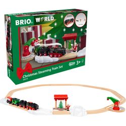 BRIO WORLD  Batterie-Dampflok Weihnachts-Set 36014 FSC Karton beschädigt - Image 14