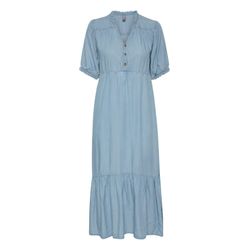 Culture Damen Blau Langes Kleid, Aurelia - Bild 4