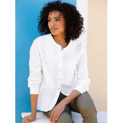 Ecru Baumwollbluse - Bild 4
