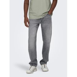 VAN GRAAF Only&Sons Herren Grau Jeans Baumwolle Größe 33-34 - Bild 6