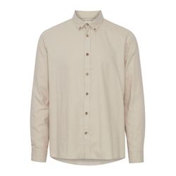 VAN GRAAF Solid Herren Beige Langarmhemd Regular Fit Baumwolle Braun, Xxl - Bild 4
