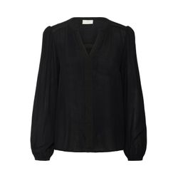 VAN GRAAF Kaffe Damen Schwarz Langarm-Bluse Kastine Viskose Größe 34 - Bild 4