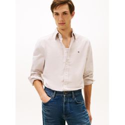 Tommy Hilfiger Herren Beige Hemd Solid Heritage Mw0mw35774 Regular Fit - Image 4