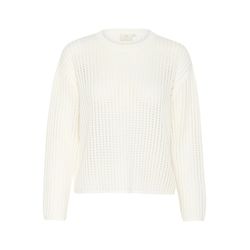 Kaffe Damen Weiß Pullover Solar - Bild 4