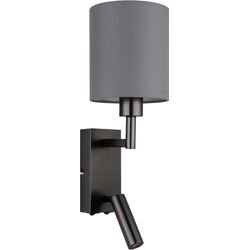 Globo Lighting Wandleuchte schwarz Maße (cm): B: 15 H: 45,5 - Höffner - Bild 4