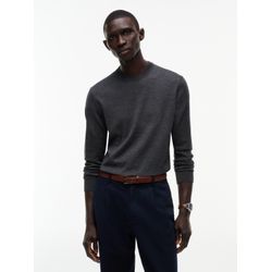 Tommy Hilfiger Herren Dunkelgrau Heather Wollpullover "Ny Merino Crewneck Sweater" erhältlich in Größe L/M/S/XL/XXL von Baur - Bild 3