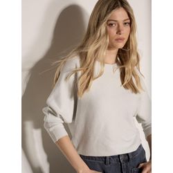 Apricot Damen Weiß Rundhalspullover "Lurex-Ripp Oberteil" Mit Fledermausärmeln erhältlich in Größe XS (34)/S (36)/M (38)/L (40)/XL (42) von Baur - Bild 3