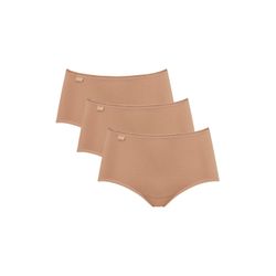 Sloggi Damen Beige Slip "Slip 3Er Pack", Gr. 44, (Nude), Obermaterial: 96% Baumwolle Co. 4% Elasthan El., Unterhosen Slip - Bild 5
