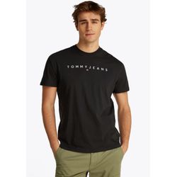 Tommy Jeans - Herren T-Shirt - Baumwolle - Schwarz - XL - Bild 4