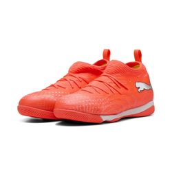 Puma, Jungen, Fussballschuhe, FUTURE 9 MATCH IT + Mid Jr (38), Rot, Weiss, Schwarz, Silber - Image 5