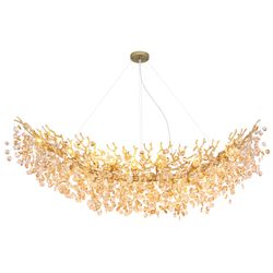 Globo Lighting Luster   ¦ gold ¦ Maße (cm): B: 45 H: 120 Lampen & Leuchten > Hängeleuchten - Sconto - Image 4
