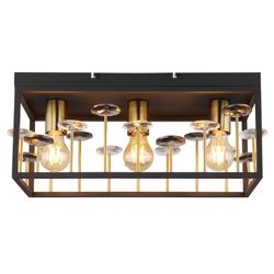 Globo Lighting Deckenleuchte schwarz Maße (cm): B: 18 H: 20 - Höffner - Bild 5