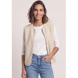 Street One Beige Teddy-Weste Mit Zipper Und Corddetails Damen - Image 2