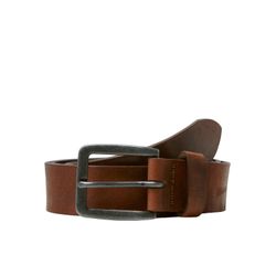 Jack & Jones Herren Braun Ledergürtel Gr. 95, Leder, Unifarben, Gürtel Ledergürtel - Bild 5
