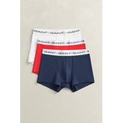 Gant Herren Trunk "3-Pack", Gr. 3XL, 3 Stk., Multicolor, Webqualität, Obermaterial: 95% Baumwolle, 5% Elasthan, Unifarben, Körpernah, Unterhosen, - Bild 7