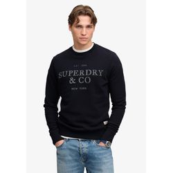 Superdry Herren Ton Für M2014717a Sweatshirt 1954 Company Relaxed Marineblau (Xxl), Lässig, Baumwolle - Bild 3